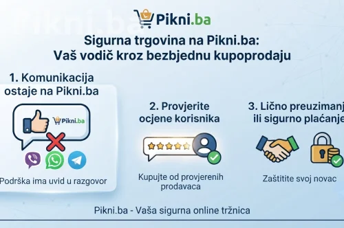 Sigurna trgovina na Pikni.ba: Kako izbjeći prevare