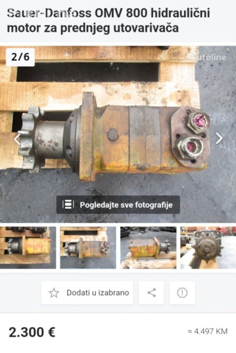 Hidraulični Motor (Tip Sauer-Danfoss OMV) - Model 151B1531 1.500 KM
