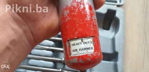 TOP STANJE! AGRE Heavy Duty Pneumatski Čekić / Štemalica sa Setom 100 KM 5