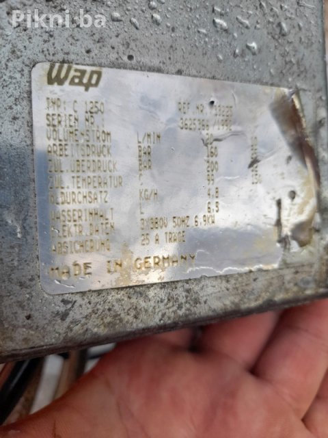 Gorionik sa ormaricom komandama od mašine za pranje Wap c 1250 250 KM 5