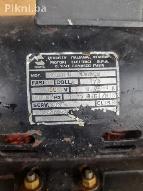 Elektro motor sa pumpom za visokotlacnom vodu fluid-o-tech 8