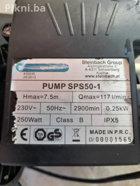 Pumpa za bazen sa postoljem pumpe za vodu 6