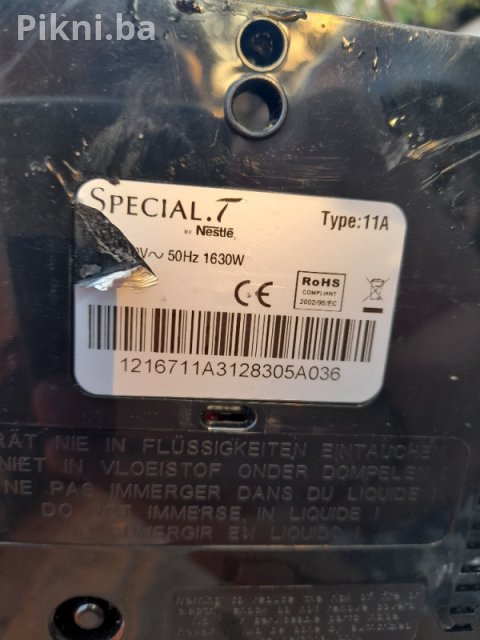 SPECIAL.T by Nestle Aparat za Čaj Kafu - 1630W - SAMO 80 KM!