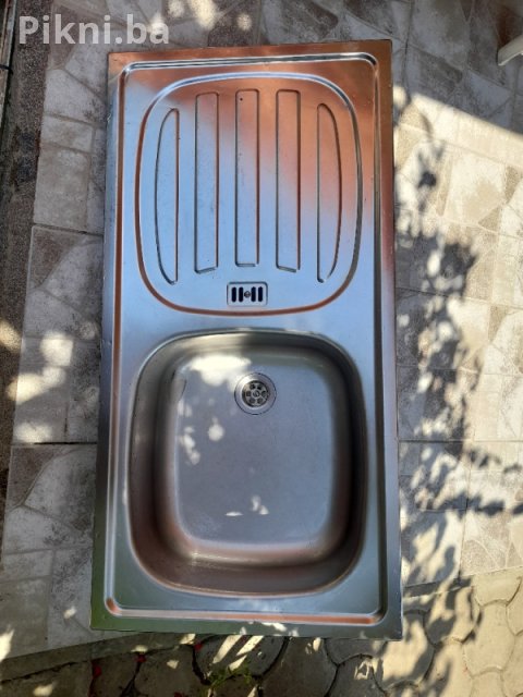 Inox Sudoper LUX-EA 86x43.5 cm Jedno Korito i Oceđivač ugradbeni