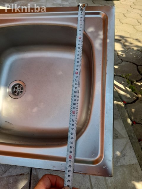 Inox Sudoper LUX-EA 86x43.5 cm Jedno Korito i Oceđivač ugradbeni 7