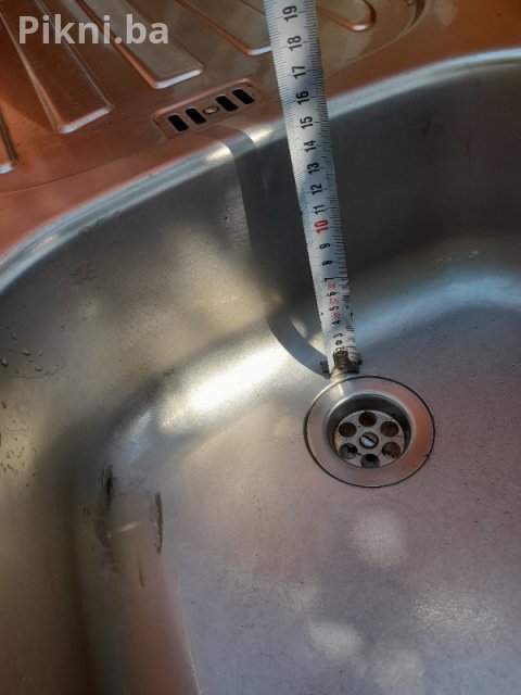 Inox Sudoper LUX-EA 86x43.5 cm Jedno Korito i Oceđivač ugradbeni 6