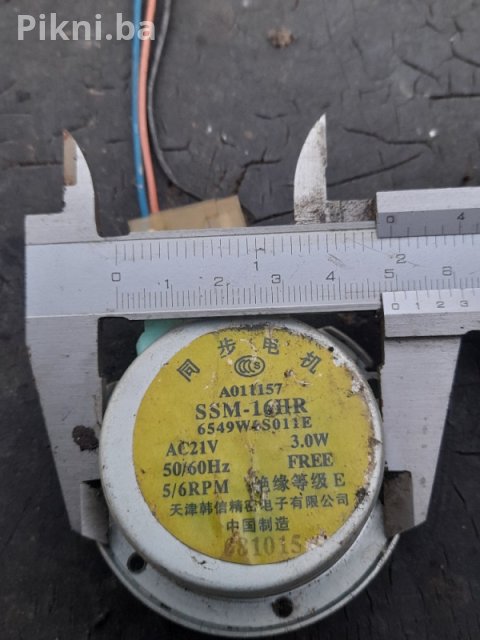 Motor za Tanjir Mikrovalne SSM-16HR (AC 21V) - 100% Ispravan 3