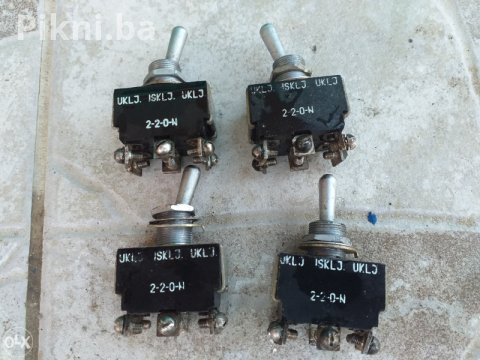 LOT 10x Industrijski Prekidači / Toggle Switches UKLJ-ISKLJ-UKLJ 5
