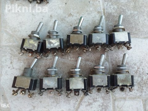 LOT 10x Industrijski Prekidači / Toggle Switches UKLJ-ISKLJ-UKLJ