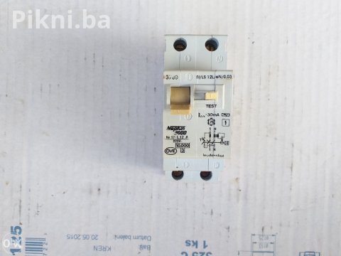 Kombinovani FI/LS Prekidač (RCBO) - Moeller 12A / 30mA (Dupla zaš