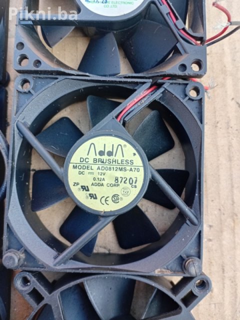 Ventilator turbina 8x8cm 12v cooler elektro motor elektromotori 3