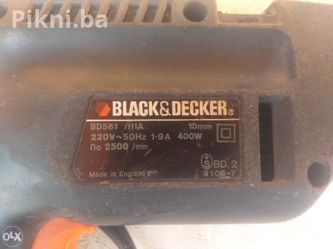 Super Ponuda! Black & Decker Bušilica BD561 Stara Škola, Kvalitet 5