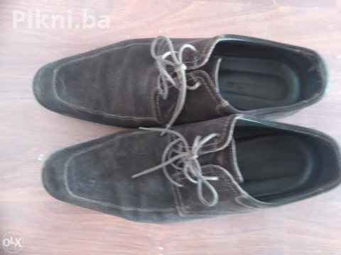 Muške Elegantne Cipele (Koža/Antilop) Br. 43 - KAO NOVE! 4
