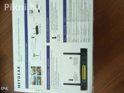 NOVO! NETGEAR 3G+/UMTS WLAN Router - Dijelite Mobilni Internet Be 3