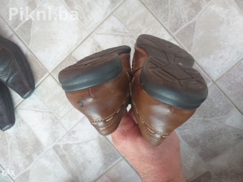 Muške Elegantne Cipele 42 - Tamno Smeđe/Bordo, Ko NOVE 8