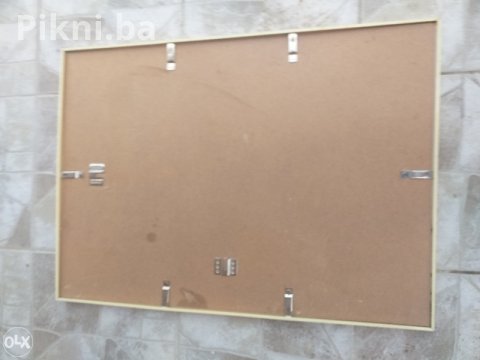 Apstraktna/Moderna Uokvirena Slika u Zlatnom Ramu 40 KM 4