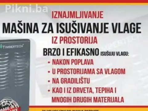 Iznajmujem Isušivac isusivanje vlage zraka profi - [Iznajmljivanje]