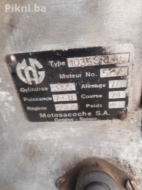 RAPID Motormaher - Švicarski MAG 1035 (350 ccm) kosačica kopačica