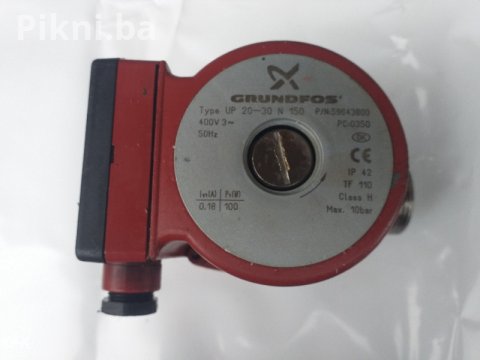 GRUNDFOS Cirkulaciona Pumpa UP 20-30 N 150 - INOX/Bronza - Vrhuns