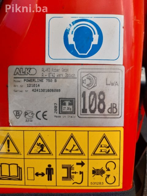 Usisivac za lisce prqsine Al-ko na benzin duvaljka italija 8