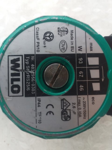 Vrhunska Cirkulacija Pumpa WILO RS 25/6 (Polovno) - 100% Ispravna 8