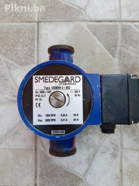 Efikasna Cirkulaciona Pumpa SMEDEGARD ISOBAR 2-65C - Za Centralno
