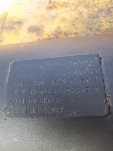 Boca za auto plin zemni gas 50 litara sa atestom 9