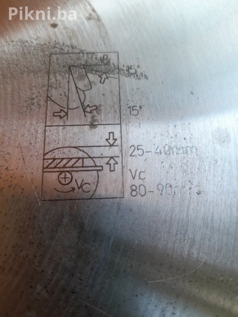 Dve LEUCO topLine Kružne Pile 550mm 80 zuba Ko Nova! 10
