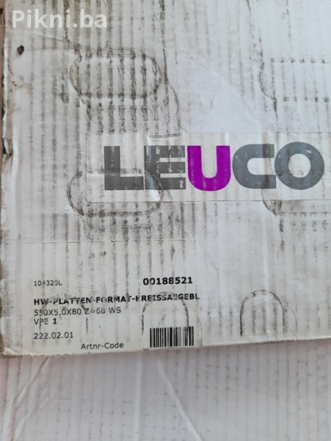 Dve LEUCO topLine Kružne Pile 550mm 80 zuba Ko Nova! 4