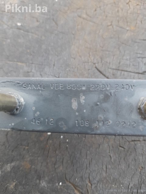 Gornji Grijač / Roštilj Grijač Rerne SANAL VDE 800W, 220V/240V