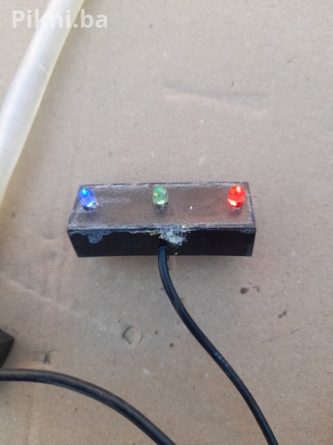 KOMPLET ZA FONTANU / AKVARIJ: JEBAO POTOPNA PUMPA AP-300LV + LED 7