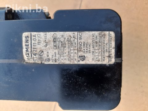 KONAKTOR / SKLOPKA SIEMENS 3TA21 (220V Špulna, Made in Germany) 45 K