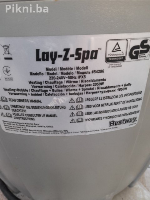 BESTWAY LAY-Z-SPA PUMPA ZA BAZEN / GRIJAČ / FILTER JEDINICA 10
