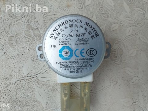 Elektro motor 220v 2w 5/6 obr sa reduktorom elektro mot