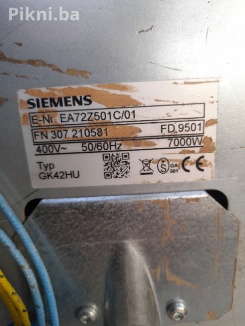 HITNO! Siemens Ugradbena Staklokeramička Ploča 400V - KAO NOVA!