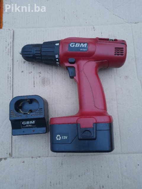 Aku Bušilica/Šrafilica GBM CD12pro 12V (NEISPITANA - Bez mrežnog