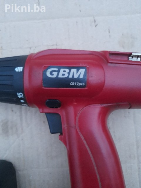 Aku Bušilica/Šrafilica GBM CD12pro 12V (NEISPITANA - Bez mrežnog 11