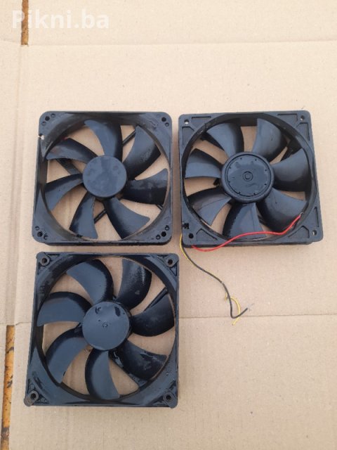 Ventilator turbina 12v hladnjak hladnjak 12x12x3cm