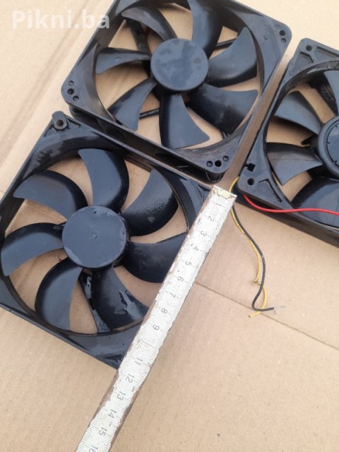 Ventilator turbina 12v hladnjak hladnjak 12x12x3cm 6