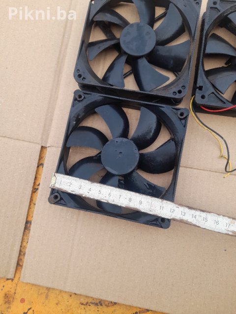 Ventilator turbina 12v hladnjak hladnjak 12x12x3cm 5