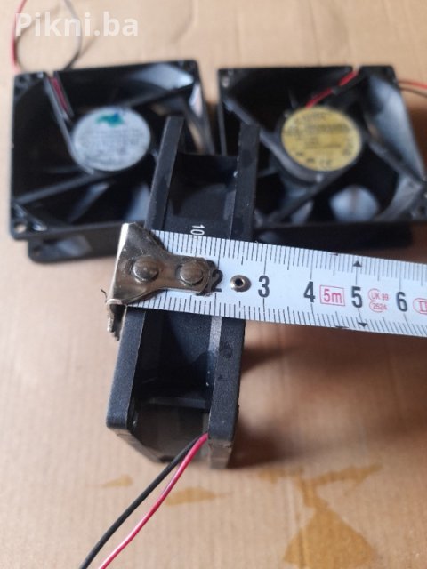 Set od 3x DC Ventilatora (Kulera) 80mm - 12V - ADDA / YATE LOON 3