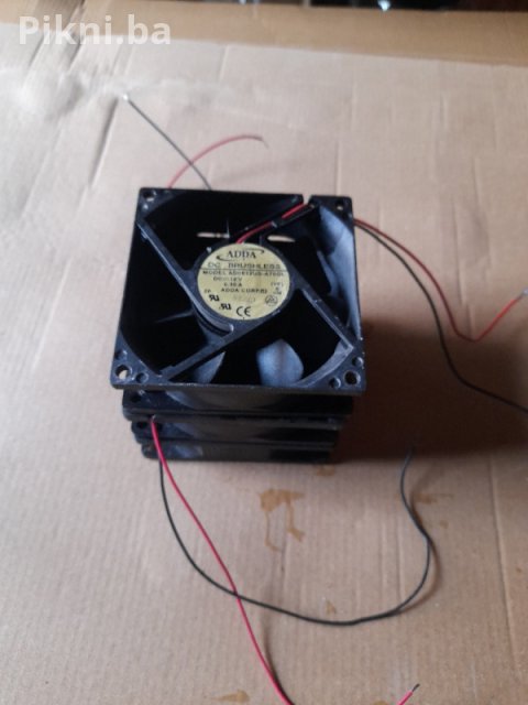 Set od 3x DC Ventilatora (Kulera) 80mm - 12V - ADDA / YATE LOON