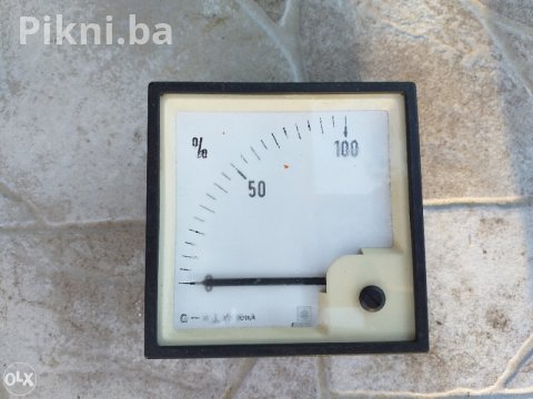 ISKRA Analogni Panel Mjerač (0 - 100 90ma) večni instrument!