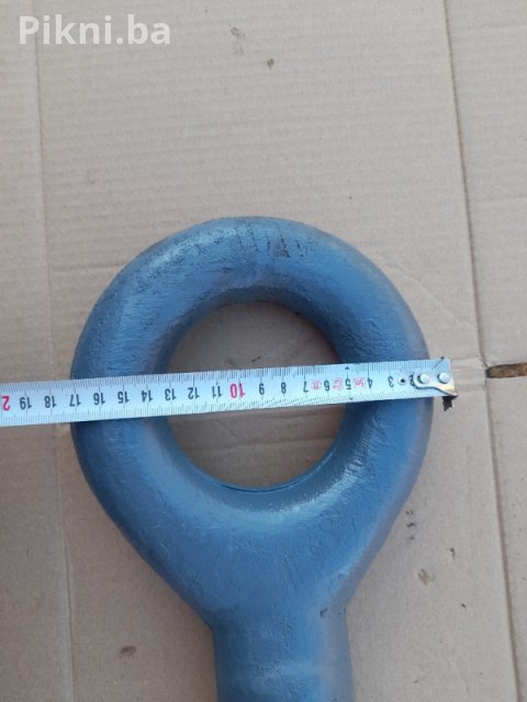 Velika kuka ruda prikolica labudica traktor bager utovarivac skip 6