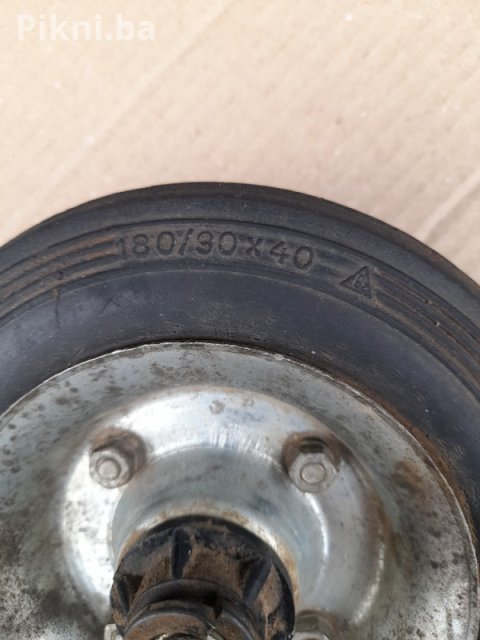 Profesionalni Gumeni Točak POSTOJINA (140mm) 80/90x40 Za Mašine 6