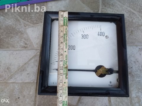Veliki Industrijski Panelni Voltmetar AC 400V (Kvadratni 120x120