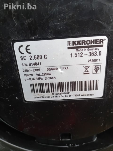 Karcher SC 4 2.600 C sc4 Parni čistač - Iz Njemačke paročistači