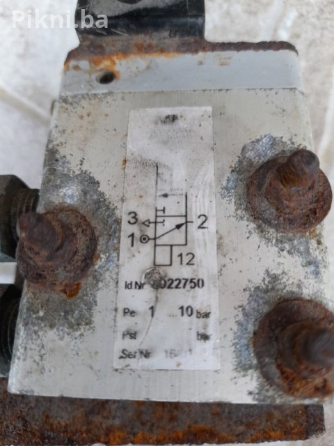 Elektro magnetni Pneumatski ventil 24v ventili zraka 7