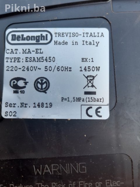 DeLonghi centralna jedinica (infuzor) za espresso aparat presa 4