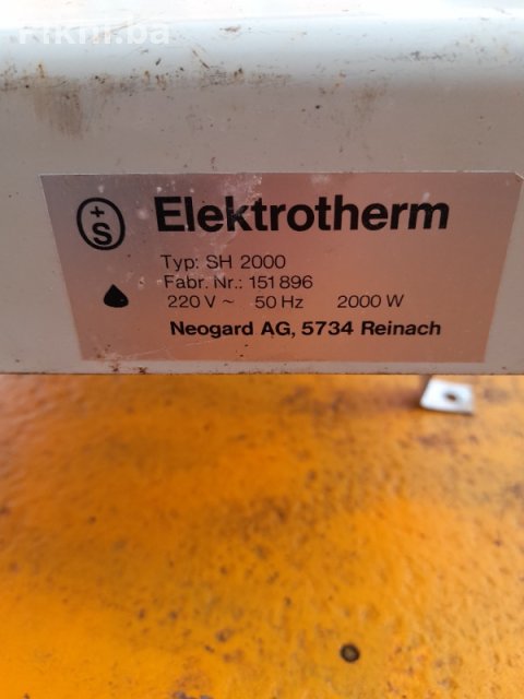 Grujalica konvektor sa ventilatorom 2kw kalorifer Made in germany 7